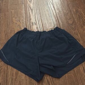 Lululemon Athletica Navy Athletic Shorts 
High rise; 4 inch
